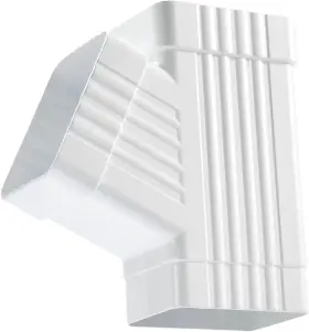 Vyh 683709403138 Downspout Gutter For Y Connector 3x4 Square Diverter White Ra Inch
