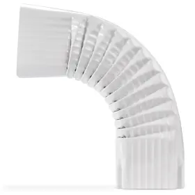 Vyh 683709403206 Gutter Downspout Elbow Style B 3 Inch X 4 90 White Side Elbo