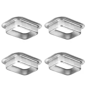 Vyh 683709403534 2 Inch X 3 Rain Gutter Downspout Drop Outlet Aluminum K Style 4 Pack