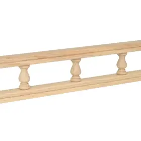 Waddell 445015754747 4 Ft. X 2-1/4 Inch 3/4 Maple Galley Rail Paintable Stainable