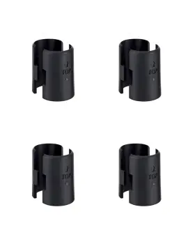 Wafjamf 780256428291 Wire Shelf Clips 8 Pack Rack Lock Clip Replacements For 3/4 Inch Post Fi