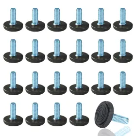 B07sd5xkf8 Wafjamf 24pcs M8 Adjustable Furniture Levelers Screw-on Feet For Table Chair
