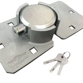 War-lok B01gk77e6o War-lok Pkh-10 Puck Lock And Hasp Bundle Heavy Duty Hidden Shackle