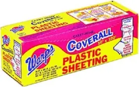 2cd10b Warps Warp Brothers Coverall Waterproof Polyfilm 10ft X 100ft Plastic