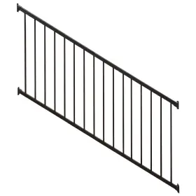 Cbr-b36-a8s Weatherables Stanford 36 Inch H X 96 W Textured Black Aluminum Stair Railing Kit
