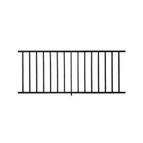 Cbr-b42-a6 Weatherables Stanford Black 3.5 Ft. H X 72 Inch W Textured Aluminum Railing Kit