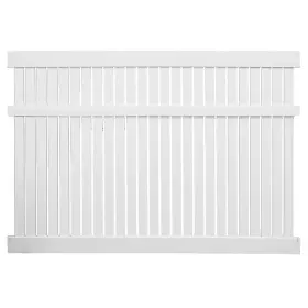 Pwsp-semi-6x6 Weatherables Vinyl Semi-privacy Fence Panel Kit 72 Inch Unassembled Framed White