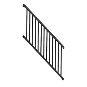 Wbr-j42-a6s Weatherables Stair Railing Kit 40 Inch X 70.5 Uv-protected Aluminum Textured Black