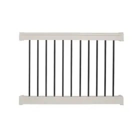 Wtr-thdba36-s4 Weatherables Bellaire 3 Ft. H X 4 W Tan Vinyl Railing Kit