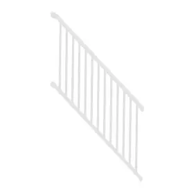 Wwr-j36-a6s Weatherables Classic Square 34 Inch X 70-1/2 Textured White Aluminum Stair