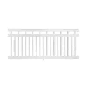 Wwr-thd42r3-s8 Weatherables Railing Kit 3.5 Inch X96 X42 With Brackets Fasteners Spindles Vinyl White
