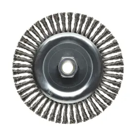 08766 Weiler Dualife 5/8 Inch -11 Arbor 0.020 Wire Size 6 Dia 3/16 Width St