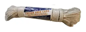 A3016h0100 Wellington Braided Cotton Sash Cord 1/4 Inch X100ft. Product #10226. Made In Usa. Nos