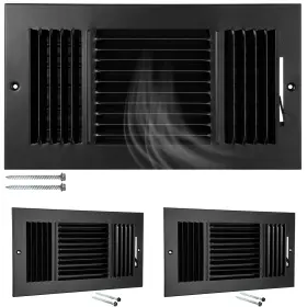 Ute-wesiti-3024 Wesiti 2 Pcs Vent Covers 10 X 6 Inch Duct Opening 3-way Ceiling Register Si