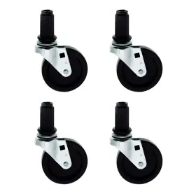 Whiteside Manufacturing #33set Caster Set Of 4 #33 Wheels/sockets