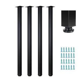 Whuangkaka B0crdcgcd9 Wuhuangkaka 32 Square Office Table Furniture Leg32 Inch Adjustable