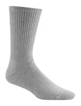 F1055-058-md Wigwam Mills Inc 6 Pack At Work King Cotton Crew Sock Grey Medium