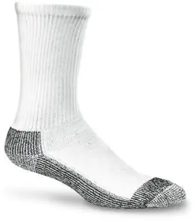 F1140-731-lg Wigwam Mills Inc Work Socks Double Cushioned White And Black Mens Large -f1140-731-lg