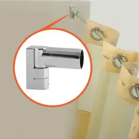 Wocbs5sp Wingits Curved Shower Rod 57-3/4in 9in Proj. Pk6