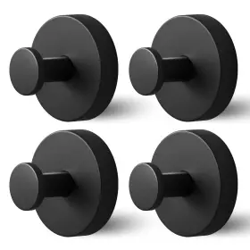 B0dznq9vcq Wingwider Suction Cup Shower Hooks For Glass Window - Removable Towel Holder 4-pack