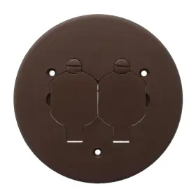 895p-brn Wiremold Legrand Ratchet-pro Series Nonmetallic Duplex Cover Plate