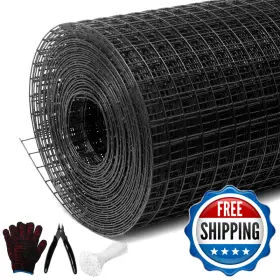 B0f4vyp61g Wirewonders Black Hardware Cloth 1/2inx36inx100ft Chicken Wire Fencing 19gauge