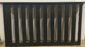 319bl Witten 10 16x8 Black Closable Foundation Vents With Screen Mesh. Plastic Resin