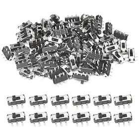 Wmycongcong 755082680953 50 Pcs Self Locking Micro Slide Tactile Switch 9x3.6x5.2mm For Sm