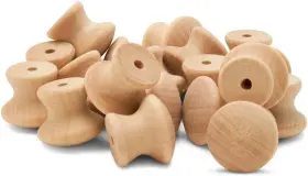 97g-jzp-sr3 Woodpeckers 3/4-inch Unfinished Small Wooden Knobs - 3/4 Inch Natural Wood