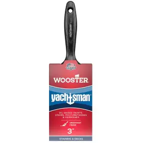 Wooster 705353795329 3 Inch Yachtsman Synthetic White China Flat Brush