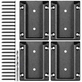 Adc-12 Wowace 208760 Aluminium Alloy Deck Railing Brackets Connector For 2 Inch X4 Black