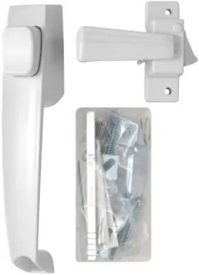 V333wh Wright Products Push Button Door Latch Out Swinging White -