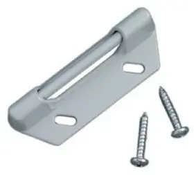 V777st Wright Products 10 Pack - Storm/screen Door Replacement Strike Plate Aluminum
