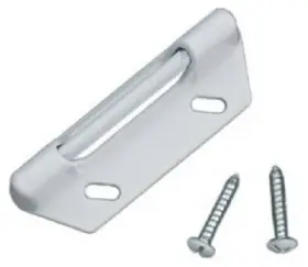 V777stwh Wright Products Storm/screen Door Replacement Strike Plate White -