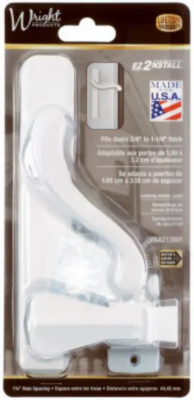Vba213wh Wright Products Bayfield Surface Latch Wht