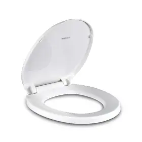 2001c Wssrogy Toilet Seat Round With Non-slip Bumpers Universal Quiet-close Li