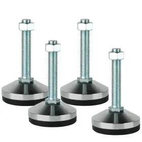 Wueibuzudao B0db19l16x Heavy Duty Leveling Feetmachine Feet 3.14 Dia Baseleg