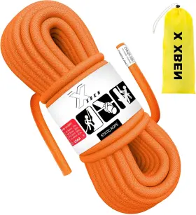 Chn24-6861 X Xben Outdoor Climbing Rope 10m 32ft 2/5 Inch 64 Feet Bright Orange