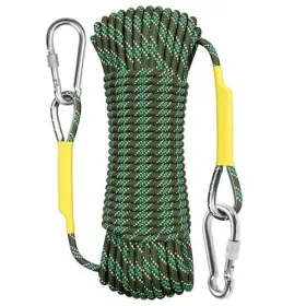 Js-1011 X Xben Outdoor Climbing Rope 10m 32ft 20m 64ft 1/3 Inch 32 Feet Green