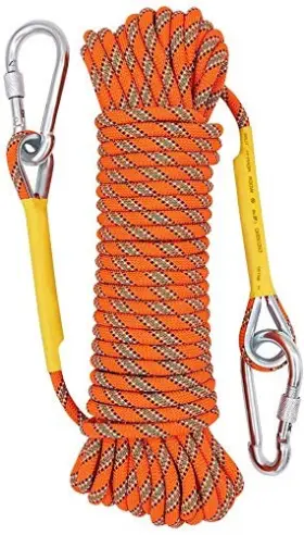 Js-2081 X Xben Outdoor Climbing Rope 10m 32ft 20m 64ft 1/3 Inch 1000 Feet Orange