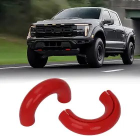 Thc-f150-red Xinboyekt Tow Hook Covers Compatible With Ford F-150 Accessories 2004 2025 B