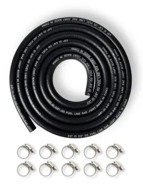 Aymk106 Yamakato Fuel Line Hose 3/8 Inch Gas Rubber Nbr Sae 30r7 6ft For Au