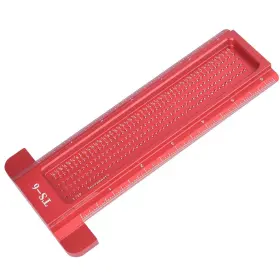 Yanmishw7ysqb6om Yanmis T-type Scriber Gauge Aluminum Alloy Measuring Tool Woodworking Hole Position