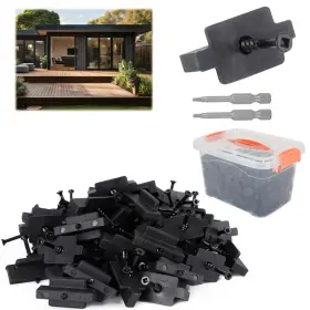 B0d69m716d Yeipower 1000pcs Hidden Fasteners Composite-deck - Universal Nylon Composite