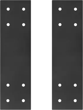 Mw119-b-t2 Yidu69q 2 Pcs 14 Inch X 4 Straight Bracket Plate For 6x6 Post Flat Mending Steel Fl