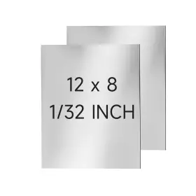 304-sheet-12x8x1 Yljngus 304-sheet-12x8x1/32 304 Stainless Steel Sheet - 2pcs 12 Inch X 8 1/32 Thin Plate
