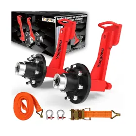 Yg-scw0324 Yoegowu 2-pack Shipping Container Wheels Kit With 8 Lug Bolt-on Spindle Heavy-duty Sh