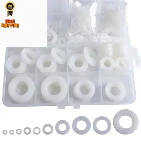 Yfwas001-2 Youfen 600pcs 10 Sizes M2 M2.5 M3 M4 M5 M6 M8 M10 M12 M14 White