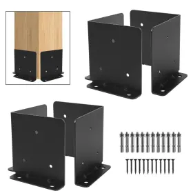 Pjdz66 Yvhfwoy 6x6 Post Anchor Base 2 Set Adjustable Brackets For 8x8 Hea