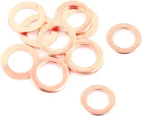 G1wt5j012436 Yxq 8x12x1mm Copper Crush Washer Flat Ring Seal Gasket Tone